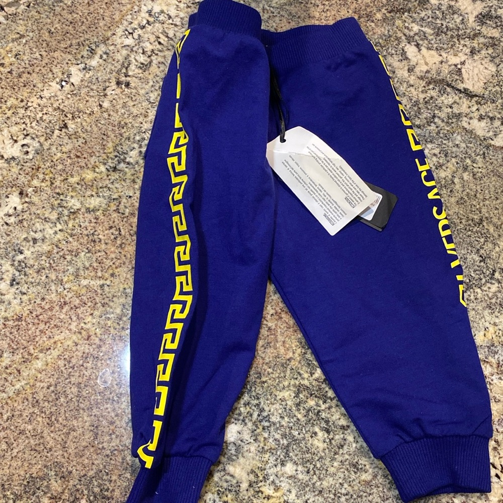 Versace toddler joggers (new with tags)
